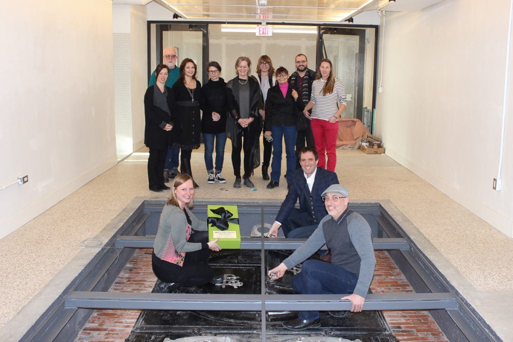 Sealing the King Edward Time Capsule on Tuesday, January 10, 2017. See you in 2062!