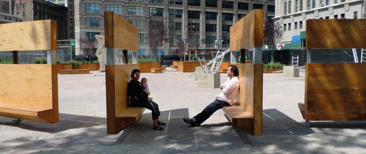 Lentspace in New York features "a moveable sculptural fence"